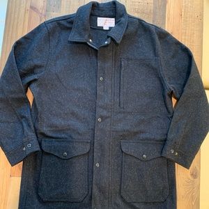 Filson Mens Wool Weekender Jacket - Black, Mens XL